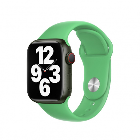 Apple Watch 41mm Band, Bright Green Sport Band - Regular (Seasonal Spring 2022)