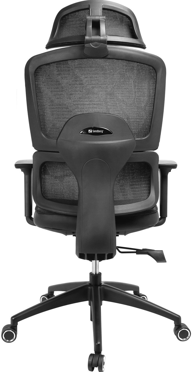 Karrige gaming Sandberg ErgoFusion Gaming Chair Pro, ergonomike, rrjetë e zezë