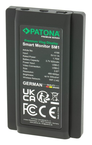 Kamerë PATONA 4199, 3.97", e zezë