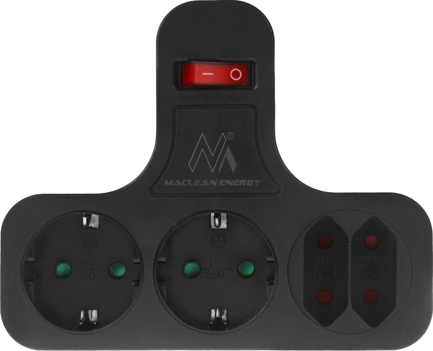 Shirit shumëprizash Maclean MCE224G, 4 dalje, me çelës, gri