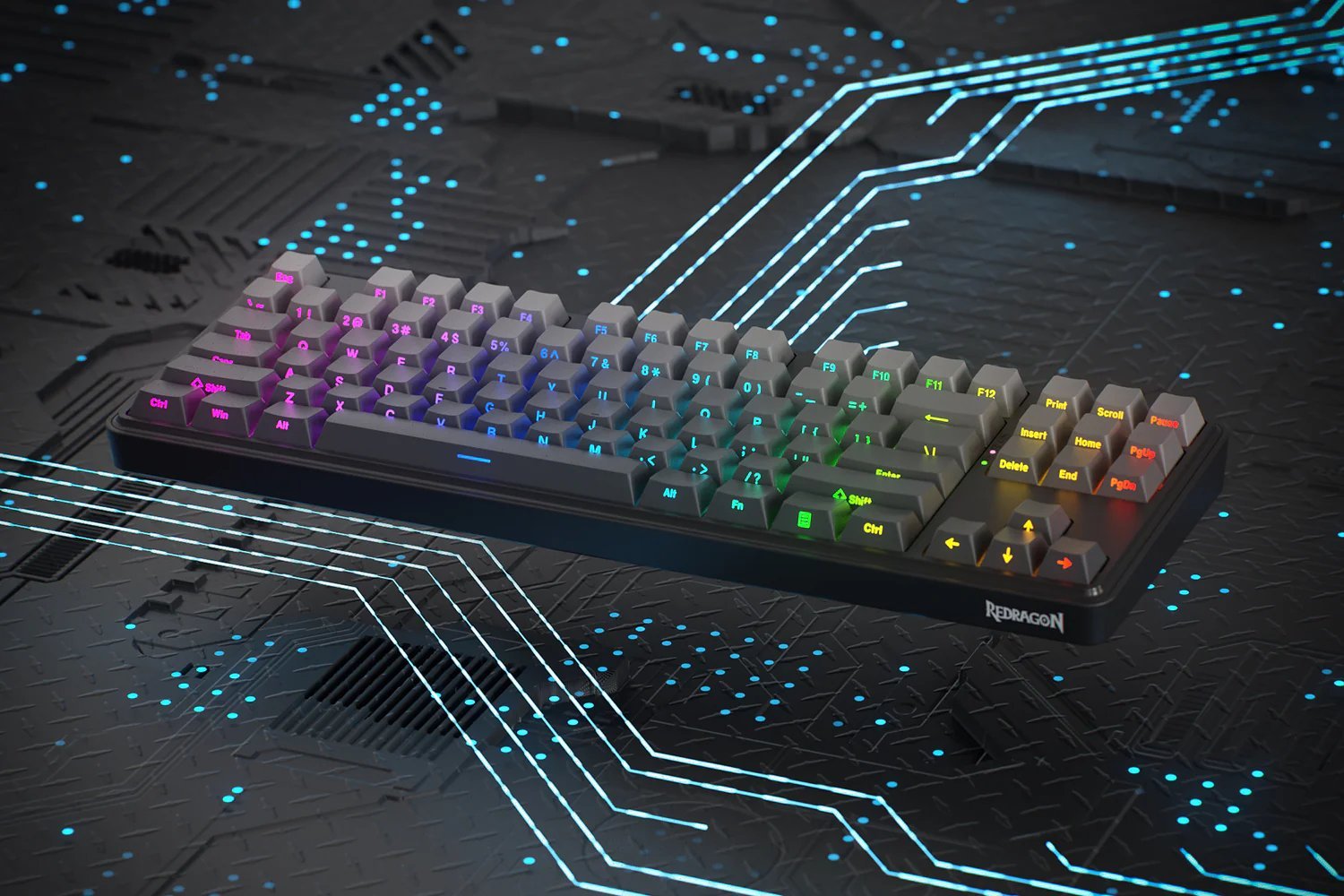 Механичка тастатура Redragon Star Blade K707 Pro, TKL, RGB, безжична