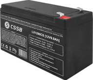 Bateri AGM pa mirëmbajtje 12V 9Ah, për lodra, UPS, e zezë