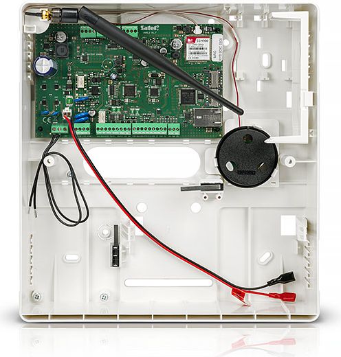 Pllakë kryesore alarmi Satel VERSA Plus, modul komunikimi, sirenë e integruar