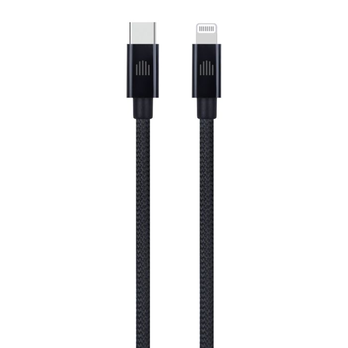 Dviced Cable USB-C To Lightning Nylon Textile 1,25M, Black