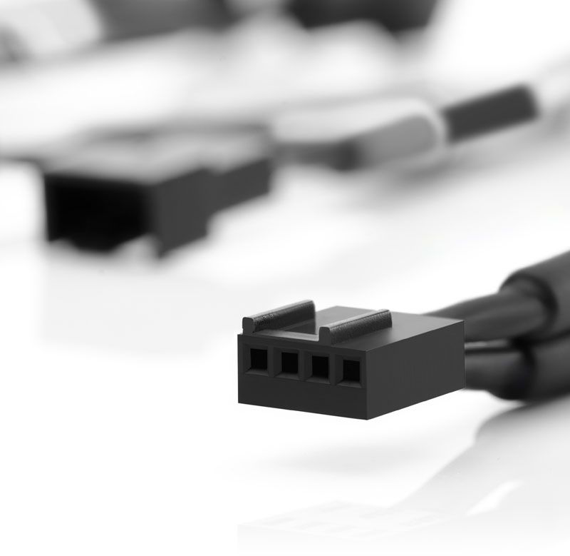 Kabllo ndarëse Noctua NA-SYC1, 4-pin në 2x 4-pin, 0.11m, e bardhë