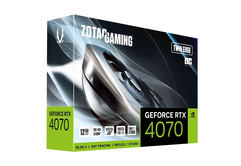 Kartelë grafike ZOTAC GAMING GeForce RTX 4070 Twin Edge OC DLSS 3