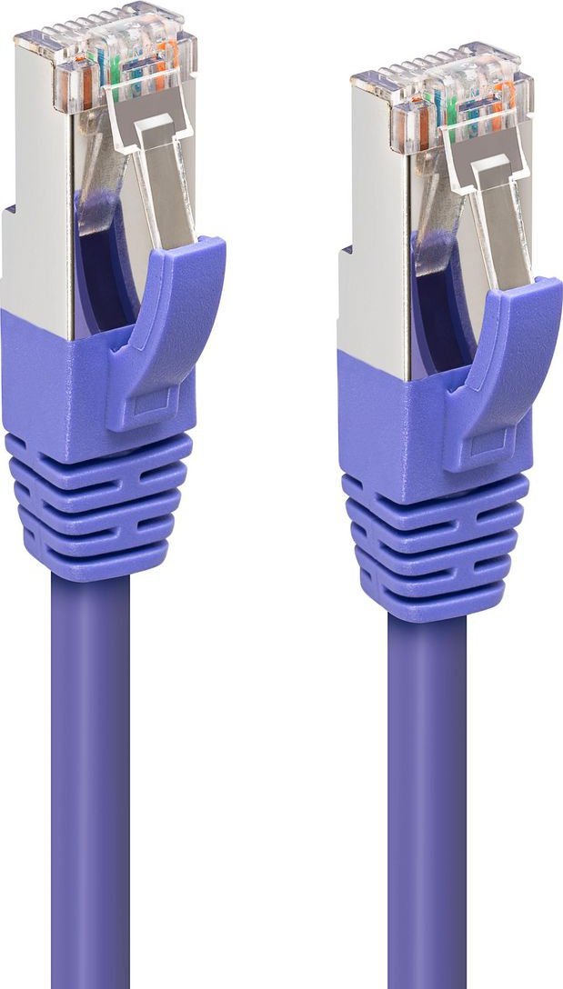 Kabllo rrjeti MicroConnect CAT6A S FTP, 0.5m, LSZH, vjollcë