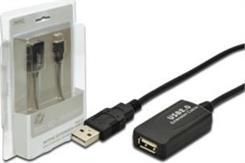 Kabllo Digitus USB-A USB- A, 5m, e zezë Kabllo Digitus USB-A USB- A, 5m, e zezë