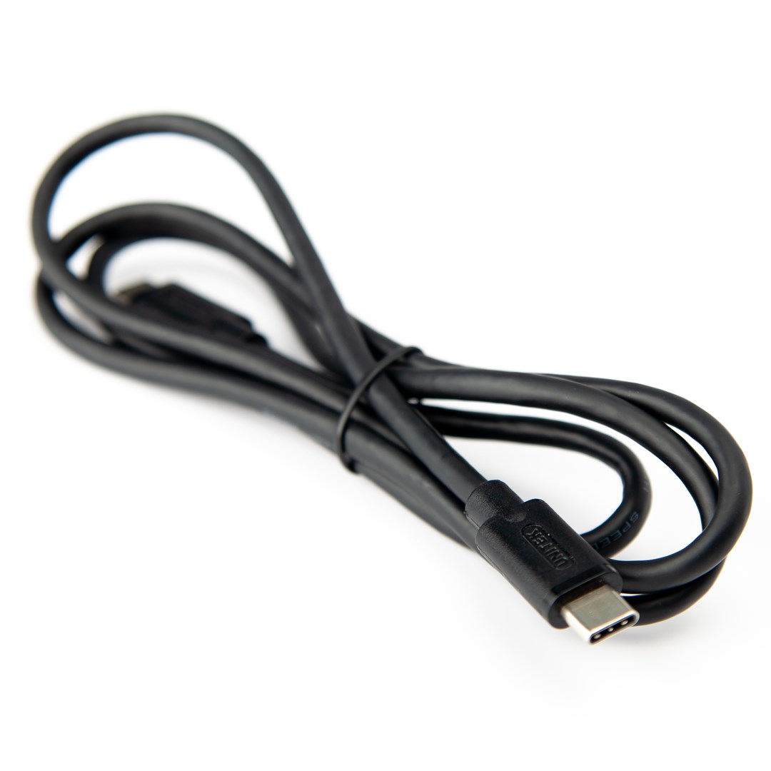 Kabllo UNITEK C14068BK, USB-A në USB-C, 2m, i zi