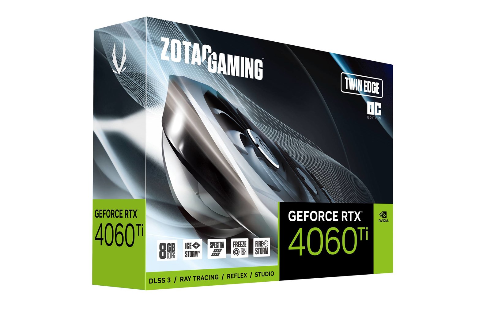 Kartë grafike Zotac Gaming NVIDIA GeForce RTX 4060 Ti, OC, 8 GB GDDR6