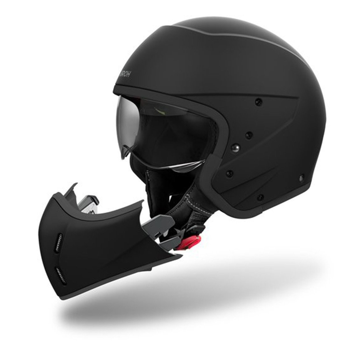 Helmë modulare Airoh J 110 Color, për motor, mat e zezë, madhësia M