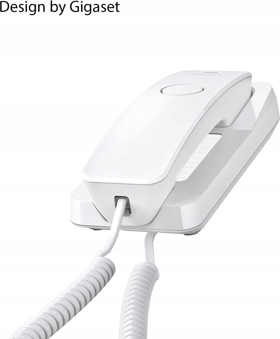 Telefon fiks Gigaset DESK 200, analog, me LED, i bardhë