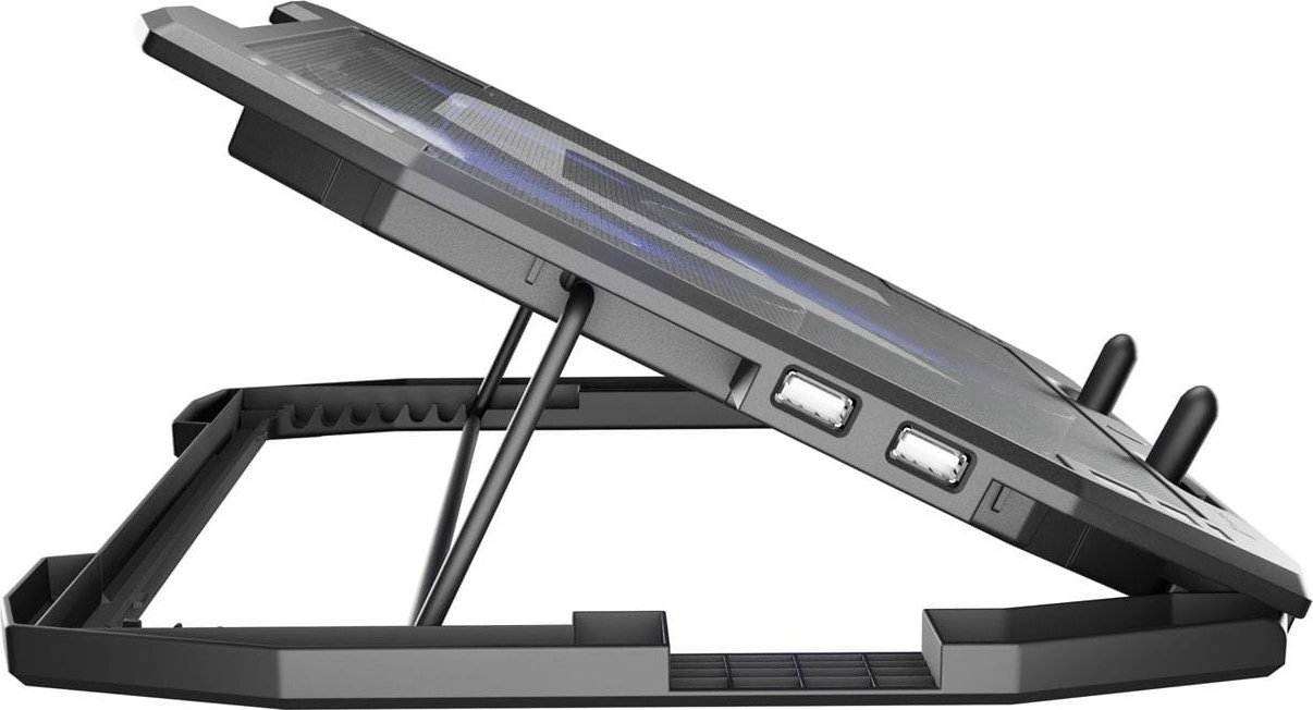 Stendë ftohëse Natec Oriole, për laptop 17.3", 3 ventilatorë, e zezë