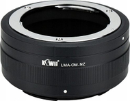 Përshtatës lentesh KiwiFotos Olympus OM për kamera Nikon Z, i zi Përshtatës lentesh KiwiFotos Olympus OM për kamera Nikon Z, i zi