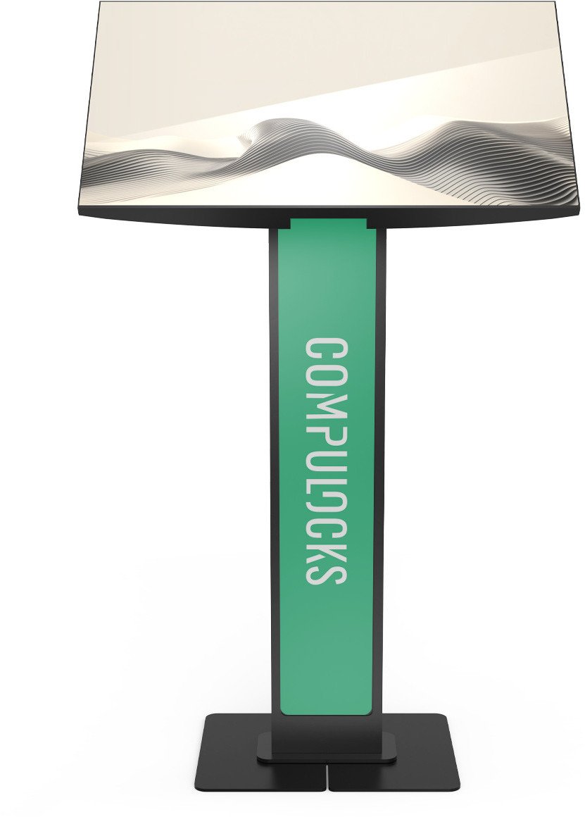 Qëndrim dyshemeje për ekran Compulocks Brandable VESA, deri 32", i zi