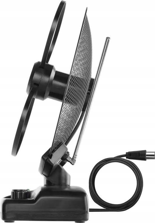 Antene e brendshme EMOS CITY ORBI C200, DVB T2, filtr LTE 4G 5G, e zezë