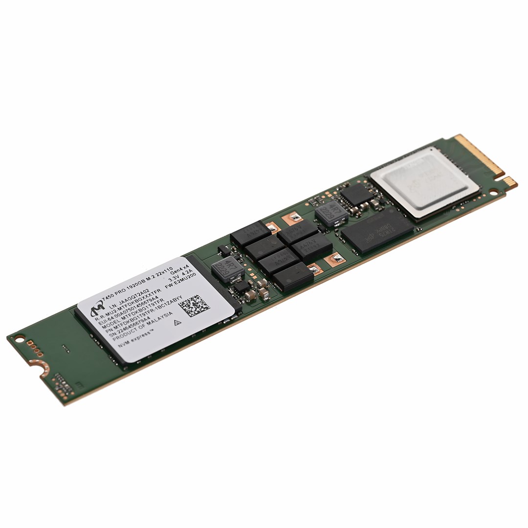 Disk SSD Micron 7450 PRO, 1.92 TB, M.2, PCIe 4.0, NVMe