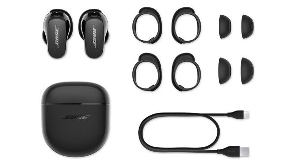 Kufje wireless BOSE QuietComfort II, True Wireless, të zeza