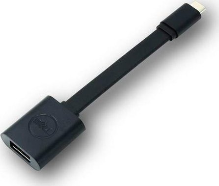 Kabllo adapter DELL USB C në USB A 3.0, 0.13 m, e zezë