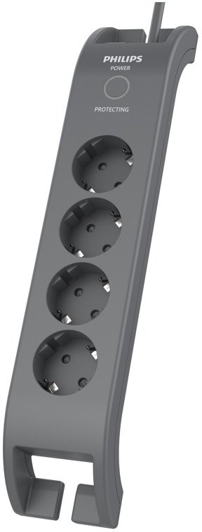 Shtrirës rryme Philips Power Squid, 4 dalje, i bardhë