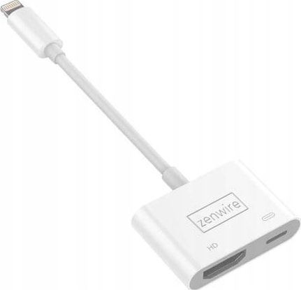 Видео адаптер Zenwire Lightning во HDMI, Full HD 1080p, бел