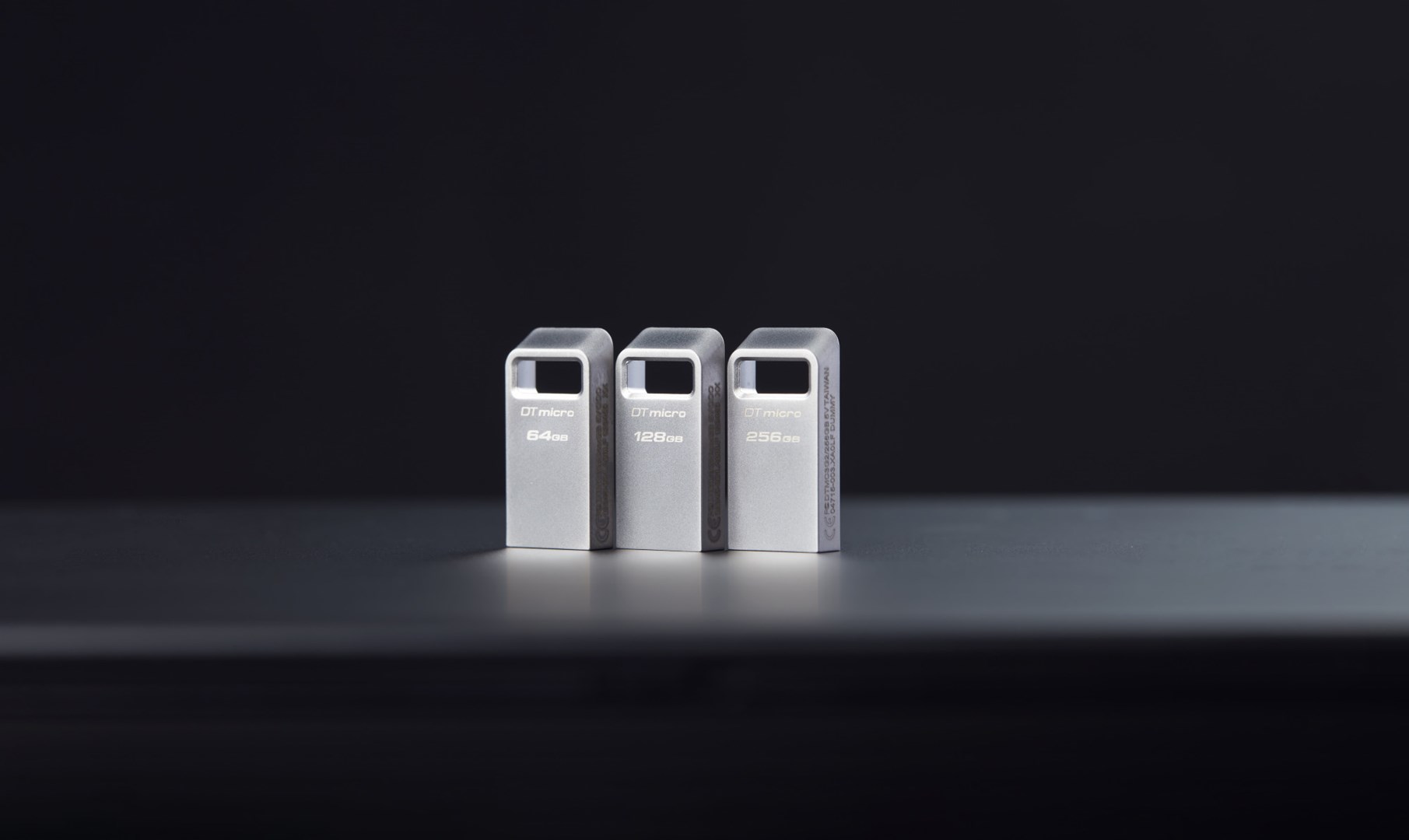 USB Kingston DataTraveler Micro, 64GB, USB 3.2 Gen 1, argjendtë