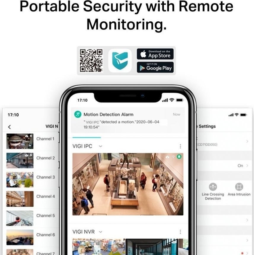 Kamerë IP TP-Link VIGI C340-W, 4MP, Wi-Fi dhe Ethernet, e bardhë