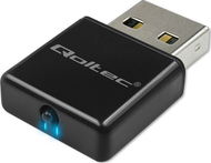 Adapter WiFi Qoltec Wireless Ultra Fast Mini Nano, USB 2.0, 300Mbps, i zi