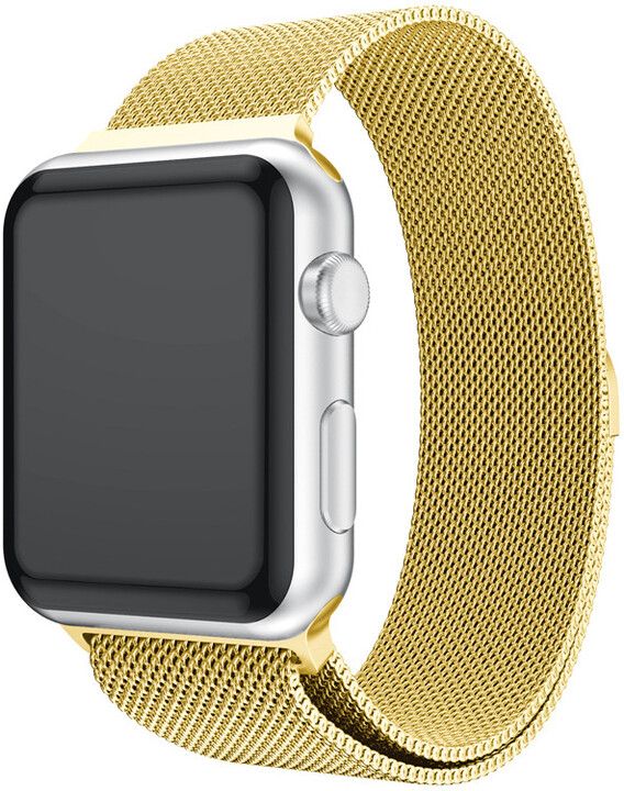 Заменски ремен MAS24 за Apple Watch, 38 / 40мм, златен