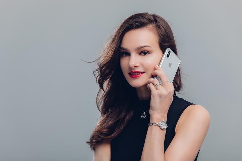 Mbrojtëse telefoni Moshi Vitros, për iPhone Xs X, transparente, argjendtë