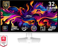 Гејминг монитор MSI MPG 321URXW QD OLED, 31.5\", 4K Ultra HD, бел