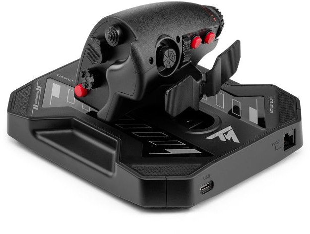 Kontroller fluturimi Thrustmaster Sol R 4 HOTAS, për PC, me LED RGB, i zi