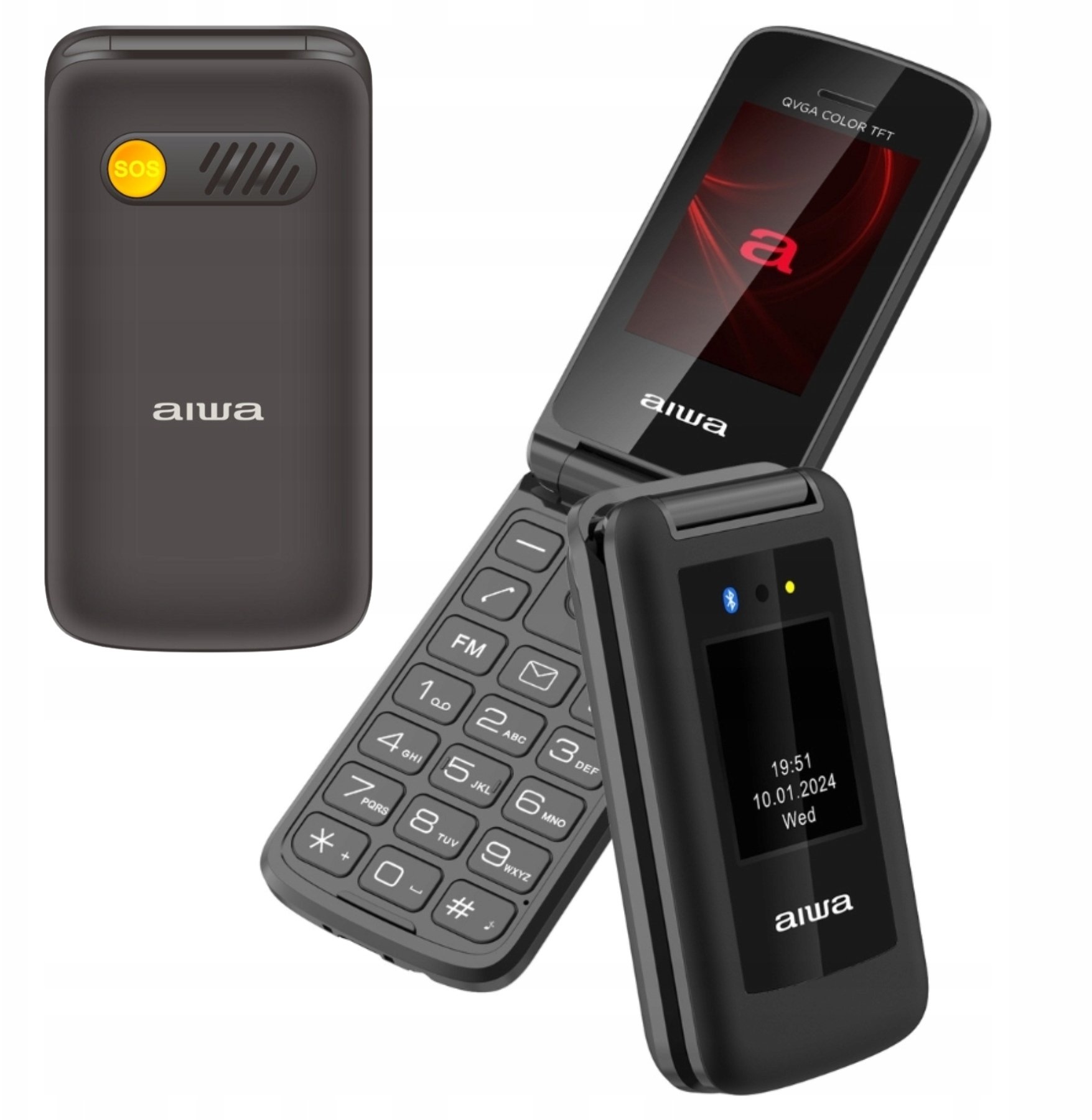 Telefoni Aiwa FP-30, Dual SIM, 2G, i zi