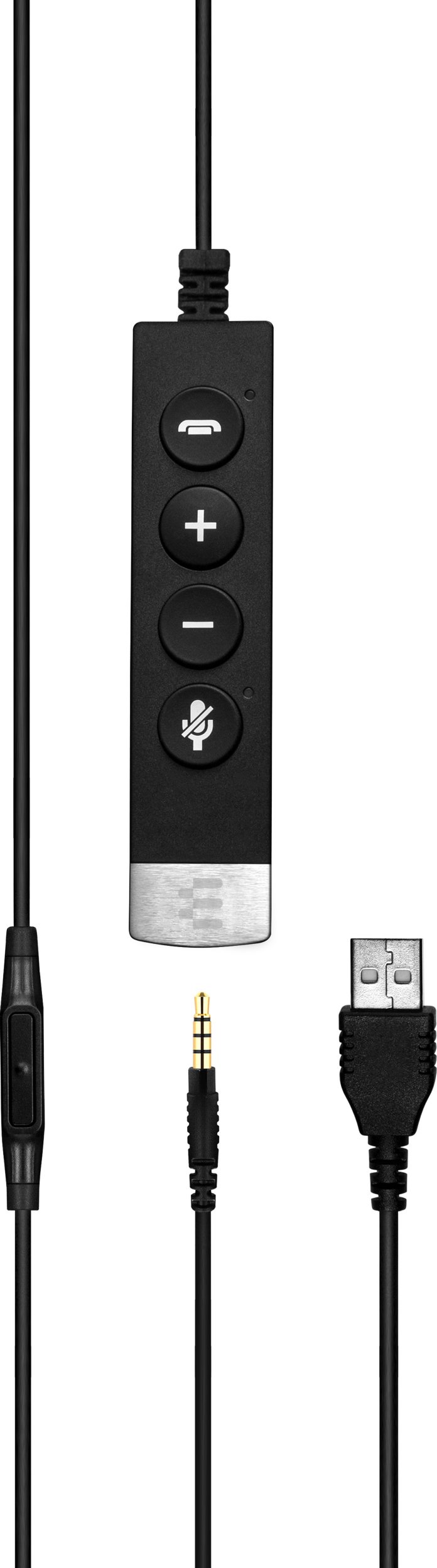 Kufje me kabllo Epos IMPACT SC 635, mikrofon me reduktim zhurme, të zeza