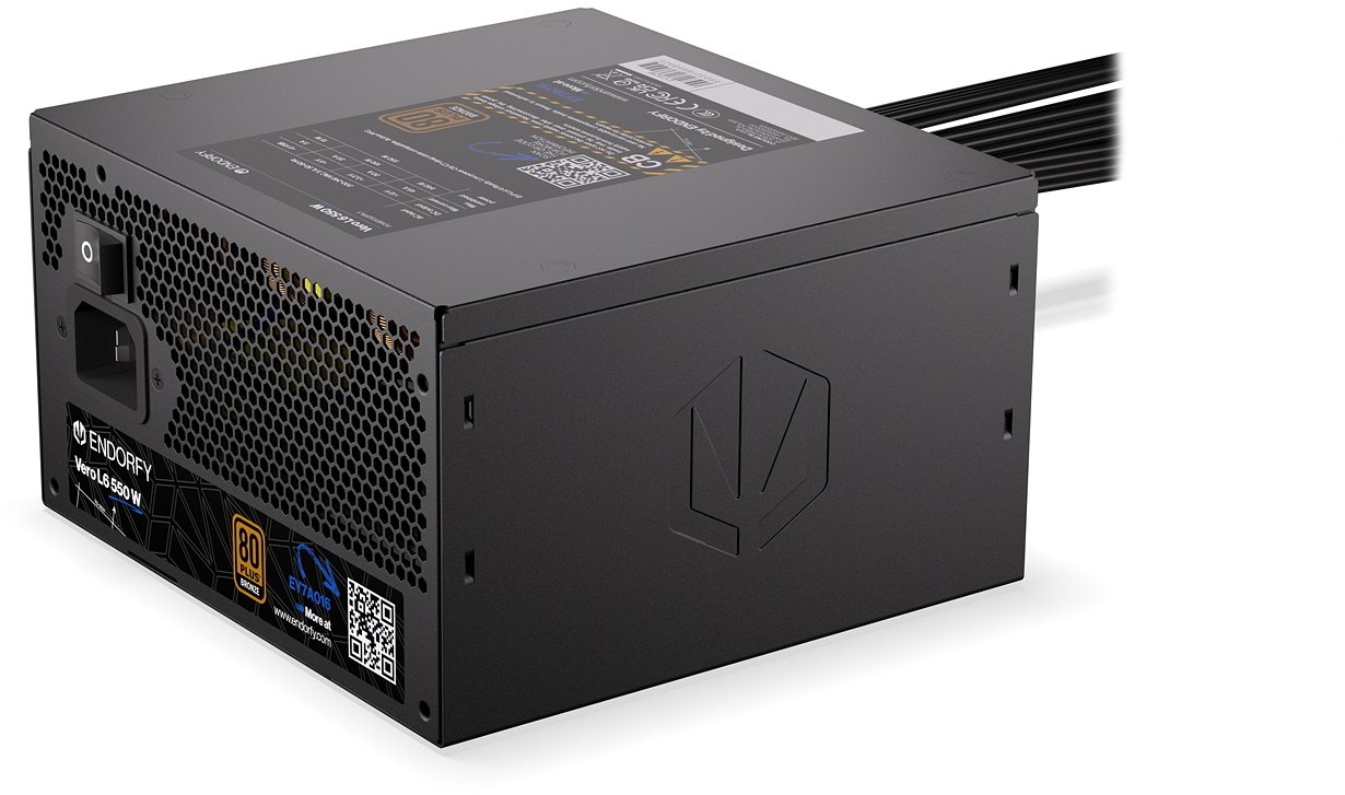 Напојување Endorfy Vero L6 EY7A016, 550W, ATX 3.1, црно