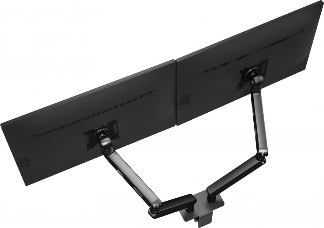 Mbajtëse monitori për tavolinë AOC, 2 monitora, 17" - 34" 