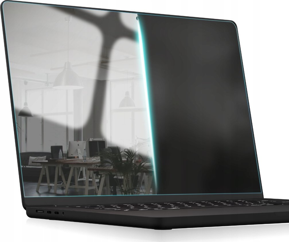 Film mbrojtës anti-gishta Grizz MatteScreen për Apple MacBook Air 13" M3 2023, mat, transparent