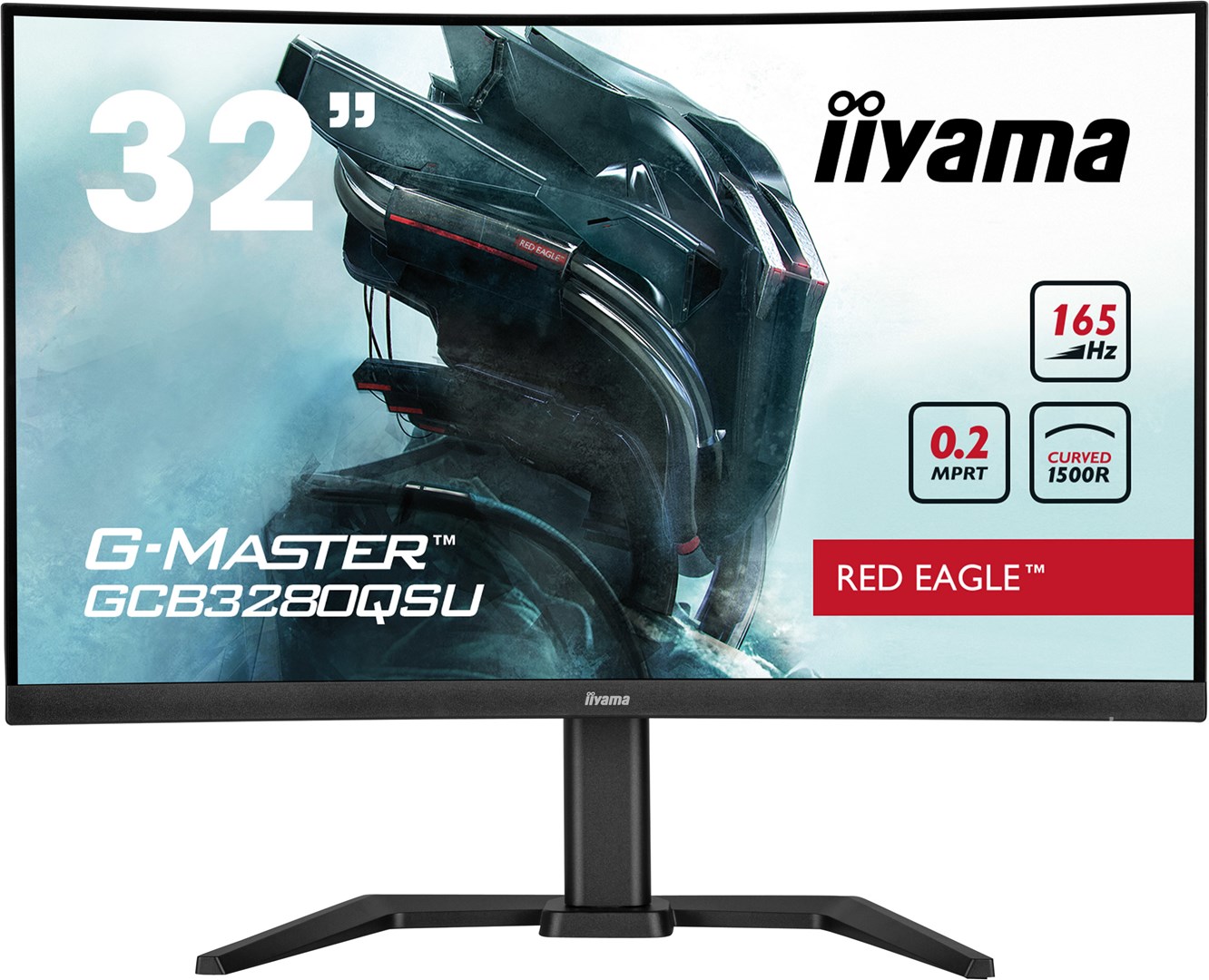 Монитор iiyama G-MASTER GCB3280QSU-B1, 31.5", 2560 x 1440, 165 Hz, i zi