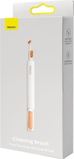 Furçë pastrimi Baseus NGBS000002, 3 në 1, për kufje dhe porta, e bardhë