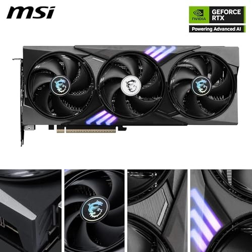 Графичка картичка MSI GeForce RTX 5060 Ti GAMING TRIO OC, 16GB GDDR7, PCIe 4.0, црна