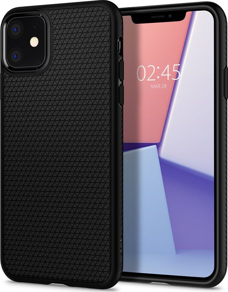 Mbrojtëse Spigen Liquid Air për iPhone 11, e zezë