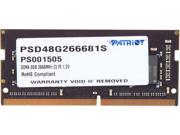 Memorie RAM Patriot Signature PSD48G266681S, 8GB DDR4, 2666MHz, SODIMM