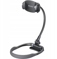 Mbajtëse universale telefoni Yesido C291, magnetike, për qafë dhe tavolinë, e zezë