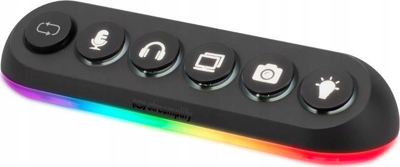 USB HUB Streamplify HUB DECK 5, 4x USB 3.0, RGB, i zi