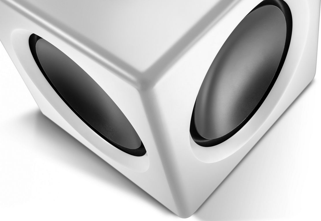 Subwoofer aktiv Wavemaster Fusion, 125W, bas i fuqishëm, i zi