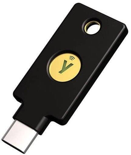Çelës sigurie Yubico YubiKey 5C NFC, USB C, NFC, i zi