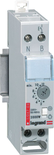 Kohëmatës shkalle Legrand 004704, 16A, 0.5 12 min, njëpolor