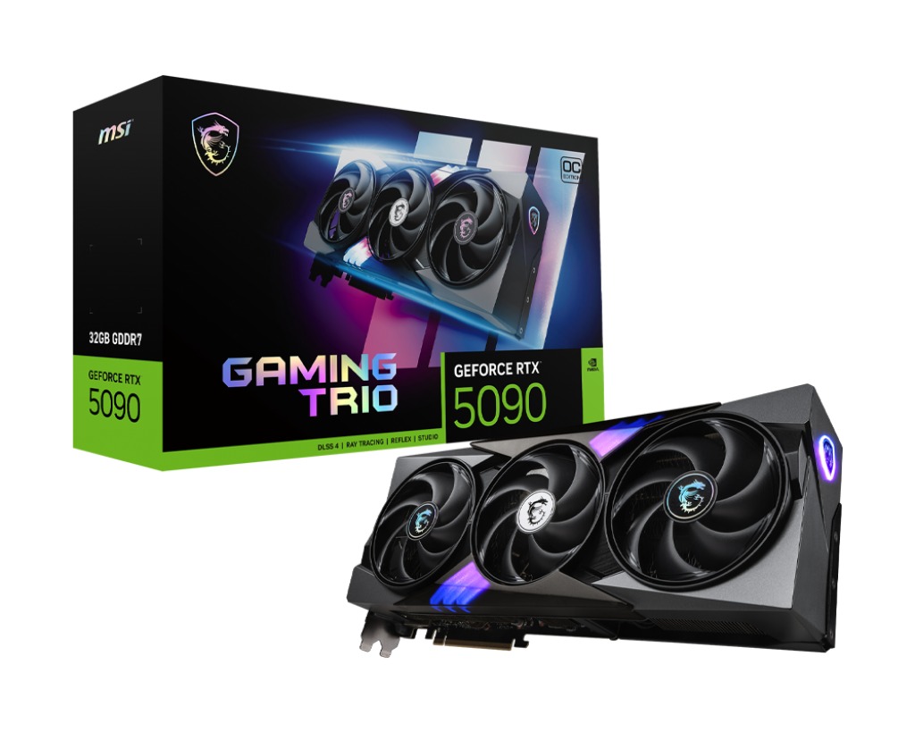 Kartička za grafika MSI GeForce RTX 5090 32GB Gaming Trio OC