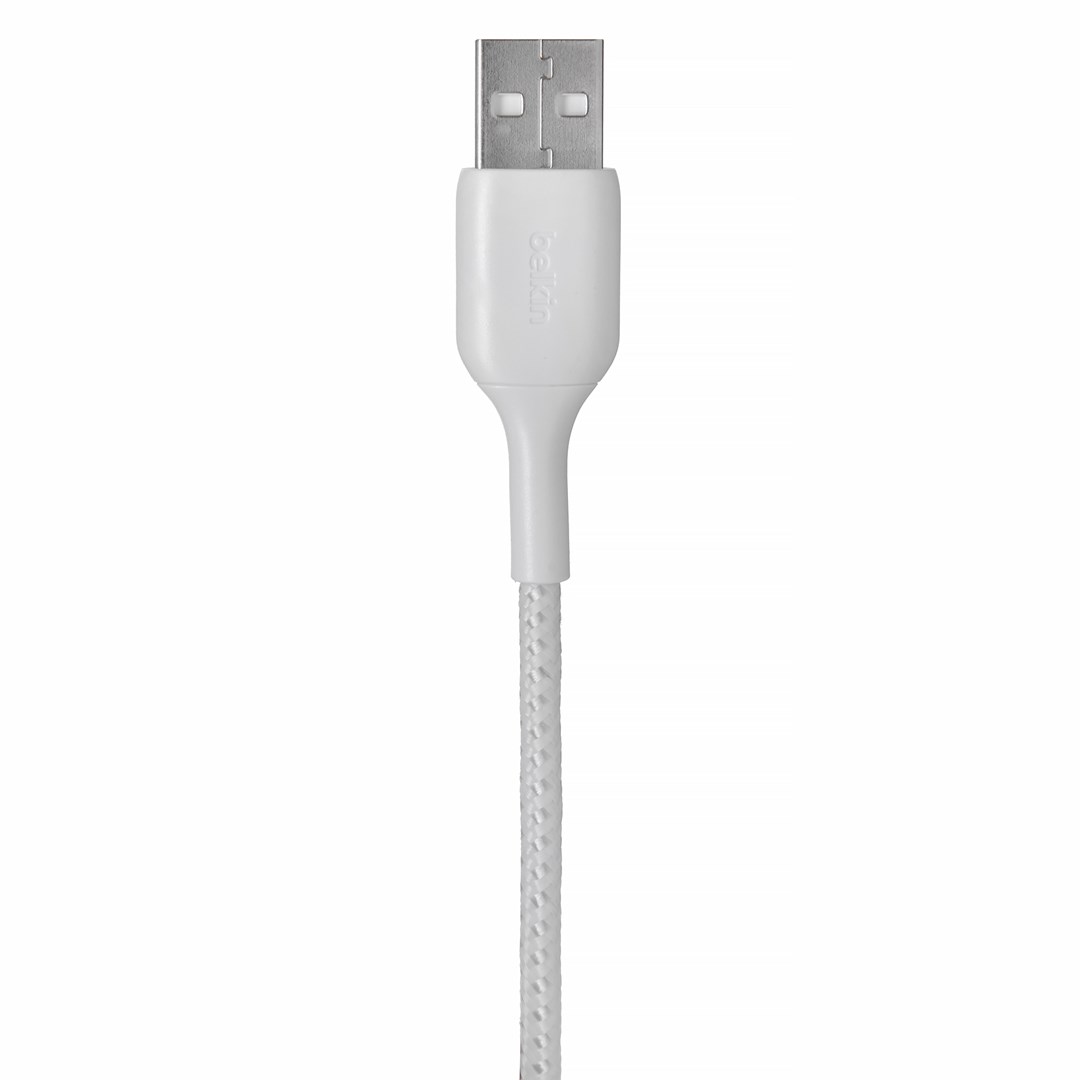 Kabllo Belkin BoostCharge Lightning në USB-A, 2m, i bardhë