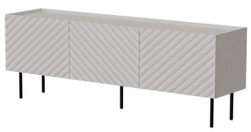 Komodë TV Cama Meble Lucca 3D, 165x40x59 cm, ngjyrë cashmere